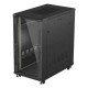 Lanberg FF01-6022-12B armario rack 22U Rack o bastidor independiente Negro